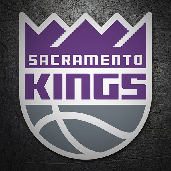 Aufkleber: NBA - Sacramento Kings Schild