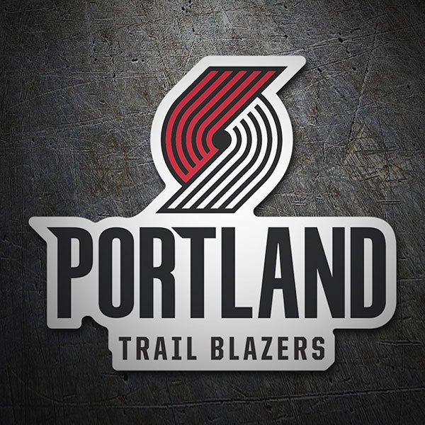 Aufkleber: NBA - Portland Trail Blazers schild