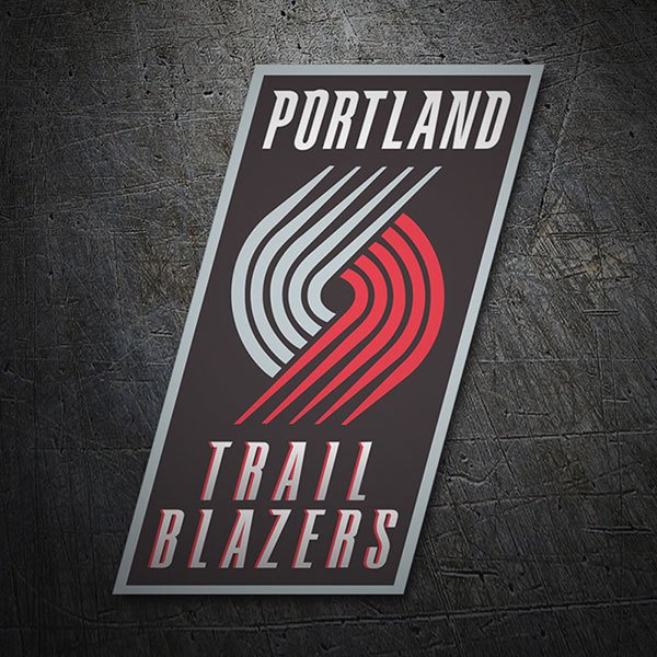 Aufkleber: NBA - Portland Trail Blazers altes schild