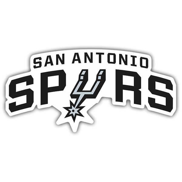 Aufkleber: NBA - San Antonio Spurs schild