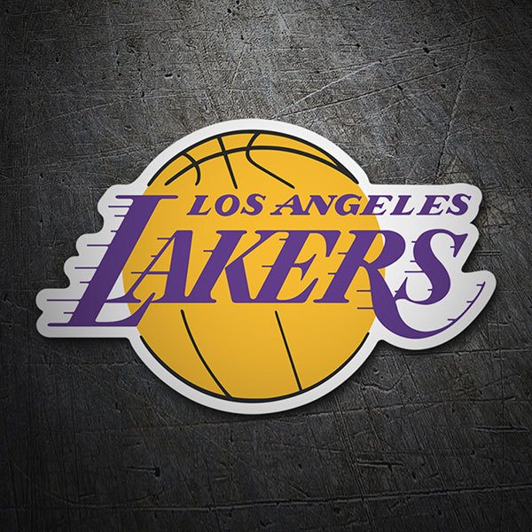 Aufkleber: NBA - Los Angeles Lakers schild