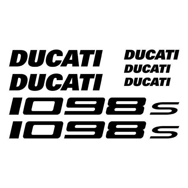 Aufkleber: Set 7X Ducati 1098s