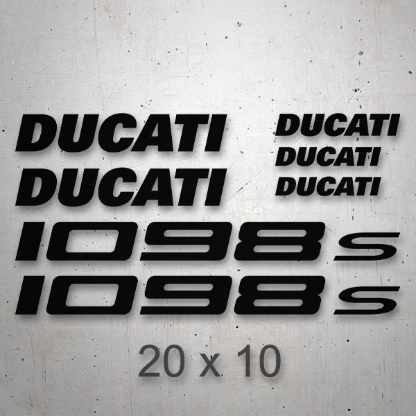 Aufkleber: Set 7X Ducati 1098s