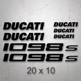 Aufkleber: Set 7X Ducati 1098s 2