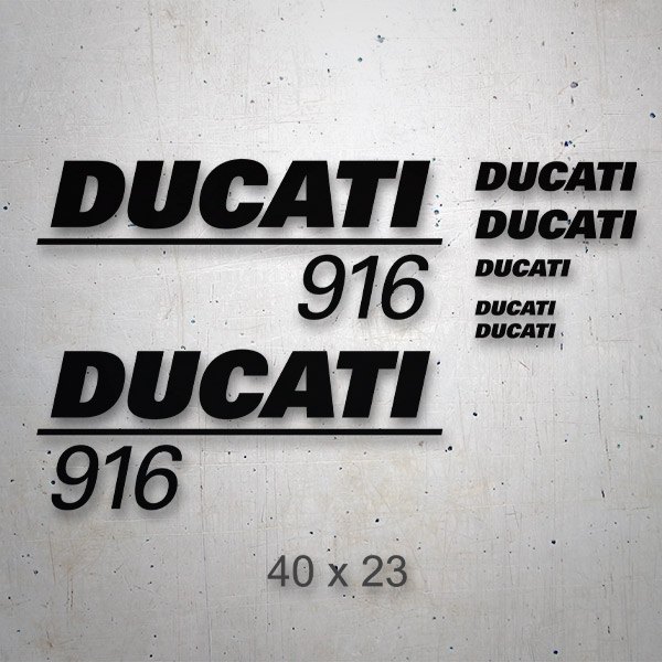 Aufkleber: Set 7X Ducati 916