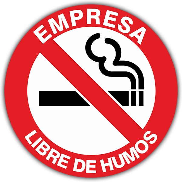 Aufkleber: Rauchverbot in der Firma