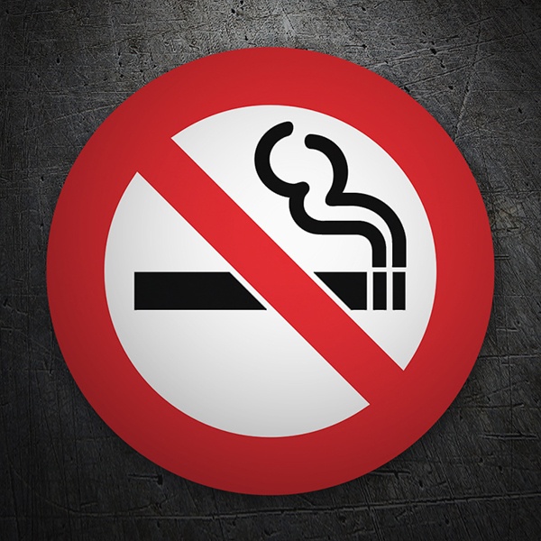 Aufkleber: No smoking 6