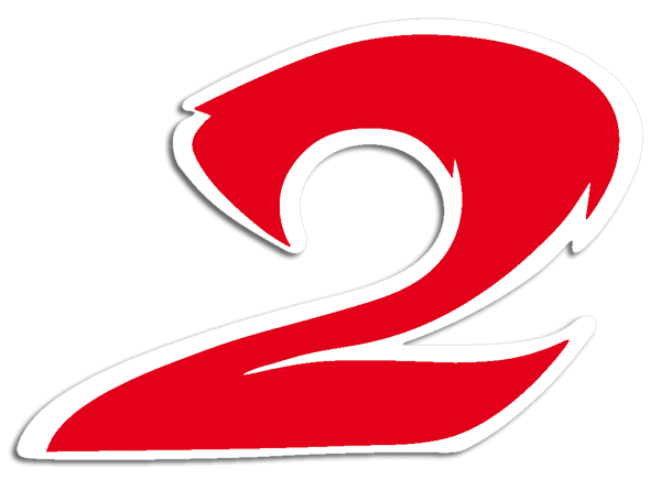 Aufkleber: Number 2