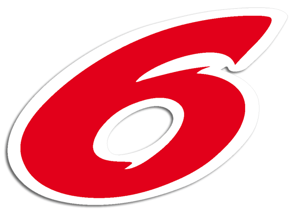 Aufkleber: Number 6