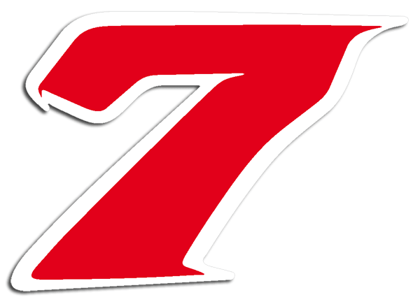 Aufkleber: Número 7