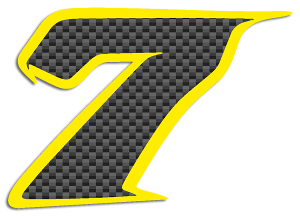 Aufkleber: Number 7
