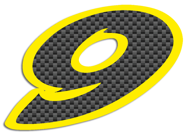Aufkleber: Number 9
