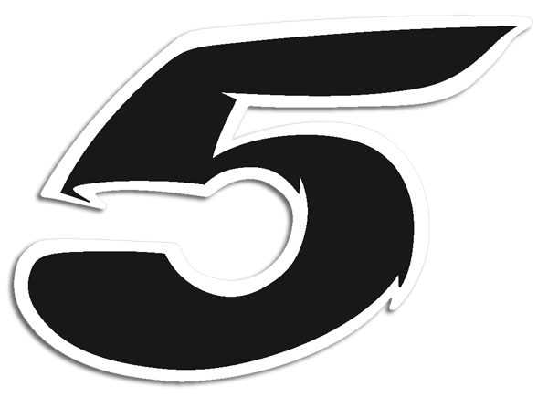 Aufkleber: Number 5
