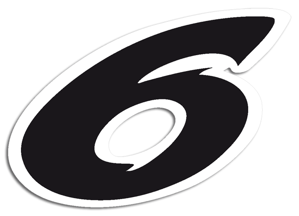 Aufkleber: Number 6