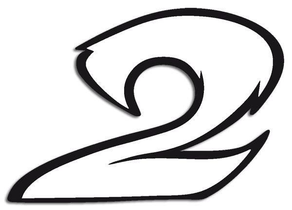 Aufkleber: Number 2