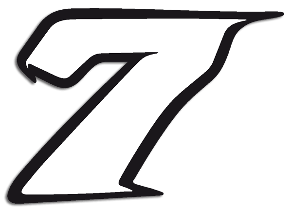 Aufkleber: Number 7