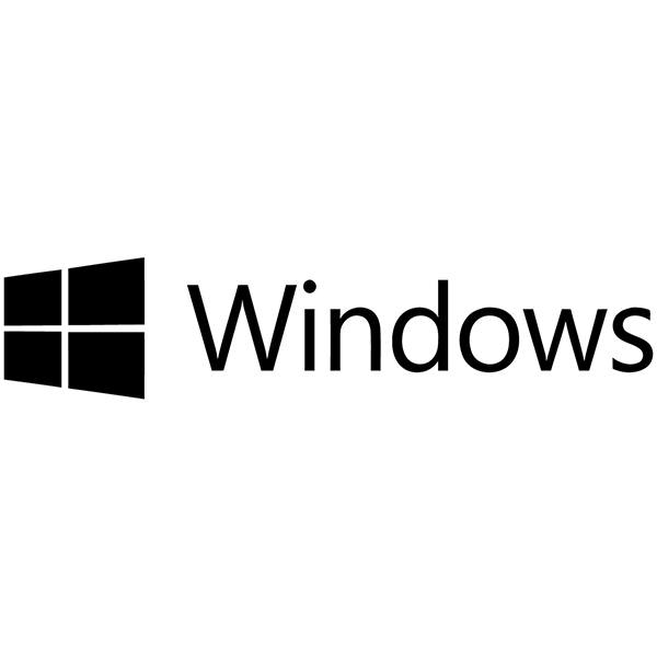 Aufkleber: Microsoft Windows