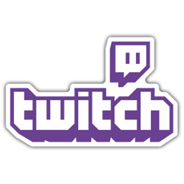 Aufkleber: Twitch Logo