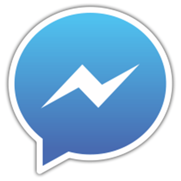 Aufkleber: Facebook Messenger