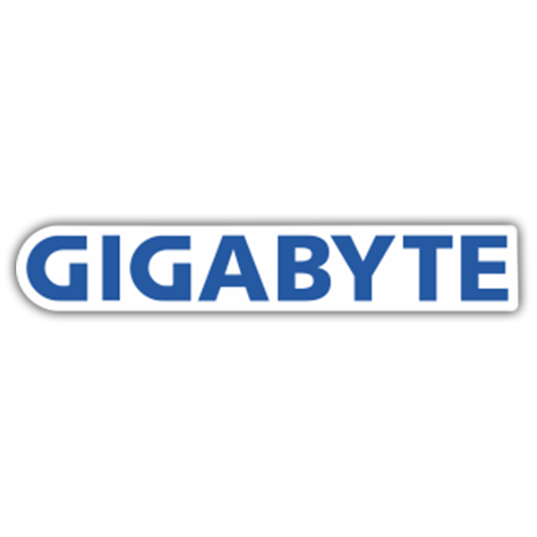 Aufkleber: Gigabyte Technology