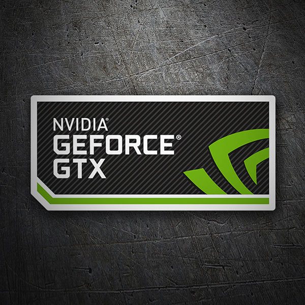 Aufkleber: NVIDIA GeForce GTX 2.0