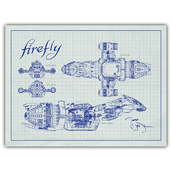 Wandtattoos: Schiff Firefly Serenity