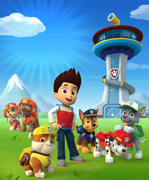 Kinderzimmer Wandtattoo: Plakat Paw Patrol