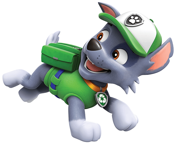 Kinderzimmer Wandtattoo: Paw Patrol - Rocky