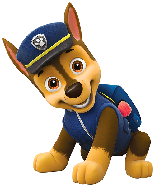 Kinderzimmer Wandtattoo: Paw Patrol - Chase 2