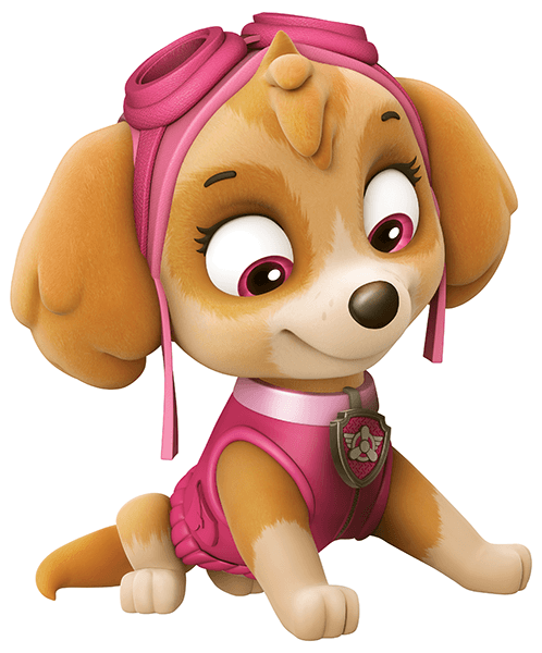 Kinderzimmer Wandtattoo: Paw Patrol - Skye 2