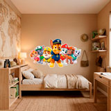 Kinderzimmer Wandtattoo: PAW Patrol Freunde 18