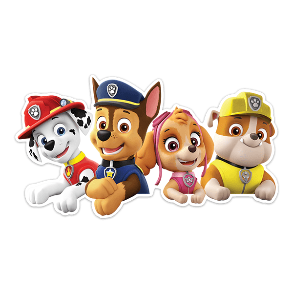 Kinderzimmer Wandtattoo: PAW Patrol Bereit zur Rettung