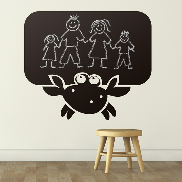 Kinderzimmer Wandtattoo: Krabben-Tafel