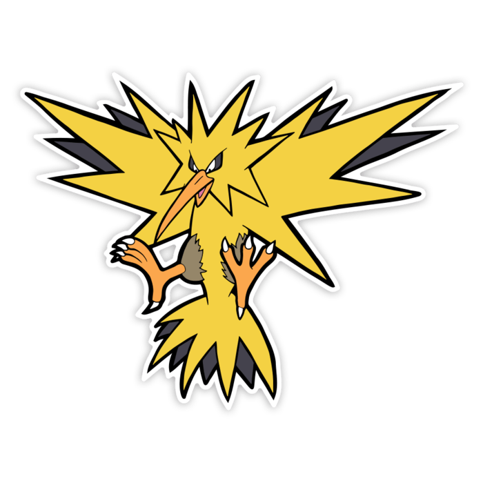 Aufkleber: Klassischer Legendärer Zapdos