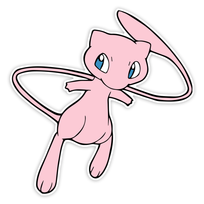 Aufkleber: Klassischer Schwebender Mew