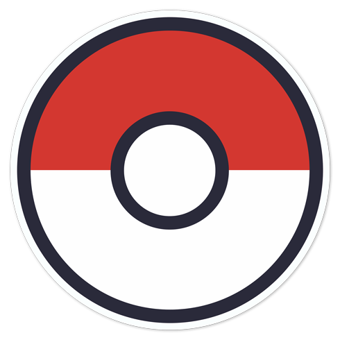 Aufkleber: Poke Ball - Pokemon