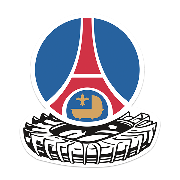 Wandtattoos: PSG-Schild 1980er Jahre