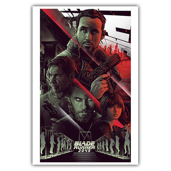 Wandtattoos: Klebstoff Poster Blade Runner 2049 Comic