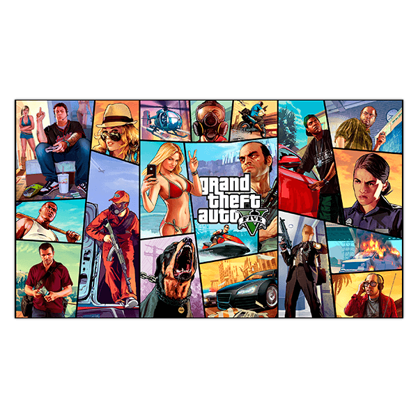 Wandtattoos: Grand theft auto V