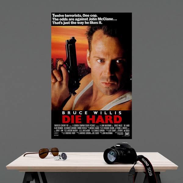 Wandtattoos: Bruce Willis Die Hard
