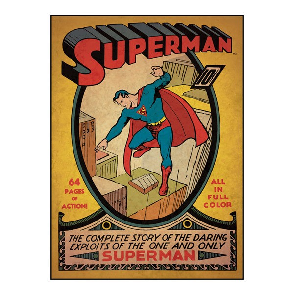 Wandtattoos: Klassischer Superman-Comic