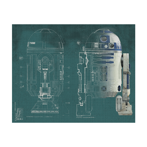 Wandtattoos: Pläne R2-D2