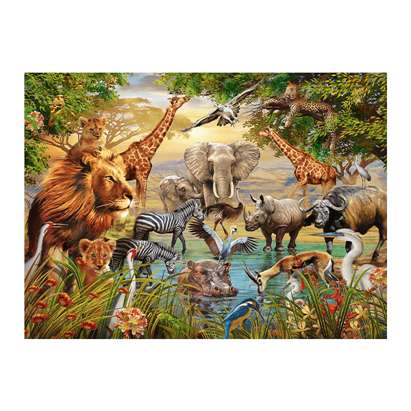 Wandtattoos: Tiere Afrikanischer Wald