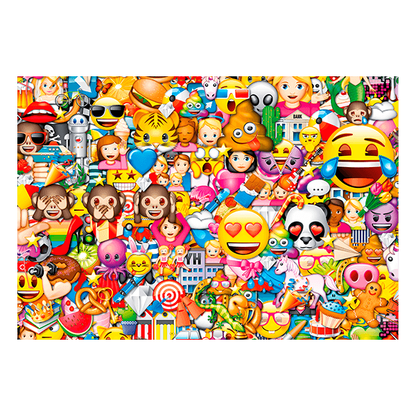 Wandtattoos: Lustige Emojis