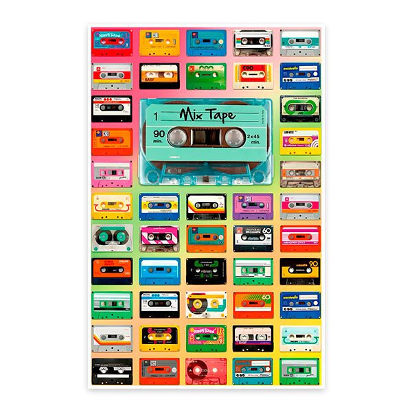 Wandtattoos: Kassettenkassetten