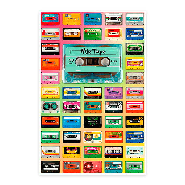 Wandtattoos: Kassettenkassetten