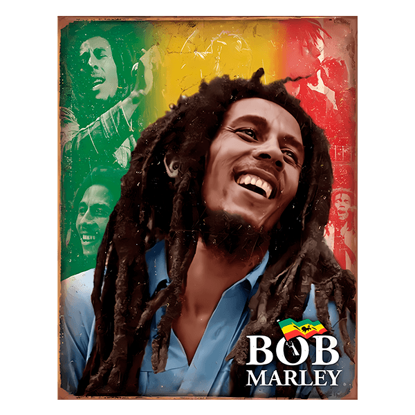 Wandtattoos: Bob Marley