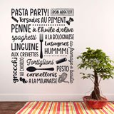 Wandtattoos: Pasta Party 2