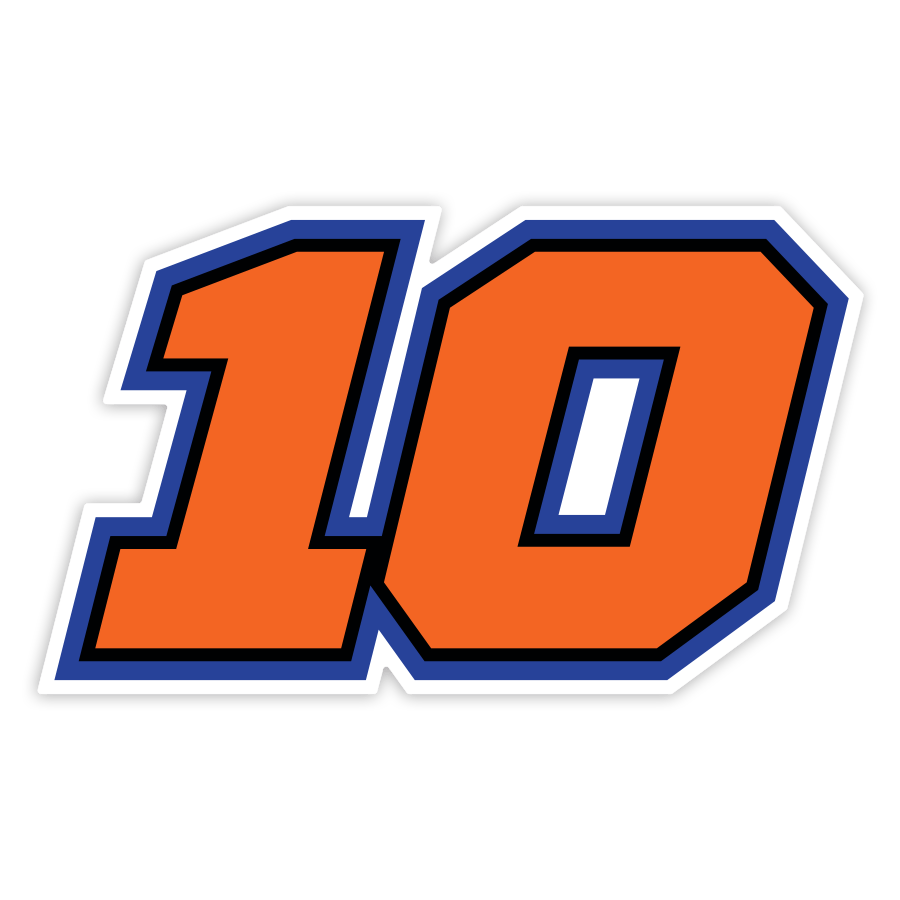 Aufkleber: Luca Marini Nummer 10 MotoGP