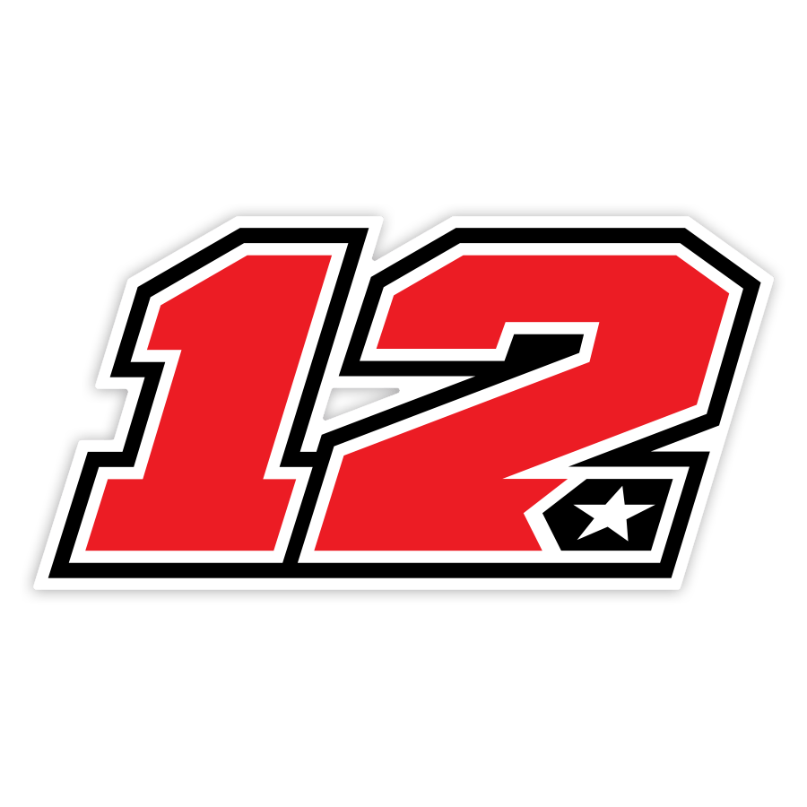 Aufkleber: Nummer 12 MotoGP Maverick Viñales